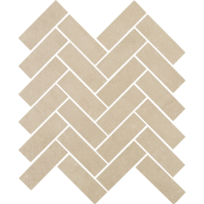 Mos Herringbone Belgique Beach - stone tile